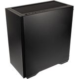 Midi Tower PC Behuizing - Zwart - PVC - Staal - Gehard Glas