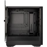 Midi Tower PC Behuizing - Zwart - PVC - Staal - Gehard Glas