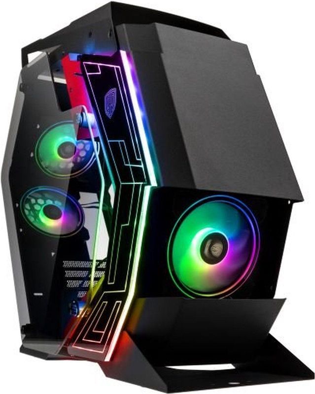 Kolink - Grote Chungus Hench - PC-behuizing - Zwart - aRGB-verlichting