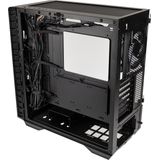 Midi Tower - PC Behuizing - Zwart - Kunststof, Staal, Gehard Glas