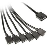 Kolink - ARGB 1-6 Splitter Kabel - 30 cm - RGB - Modding Verlichting