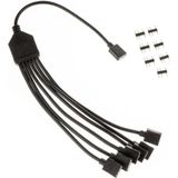 Kolink - ARGB 1-6 Splitter Kabel - 30 cm - RGB - Modding Verlichting