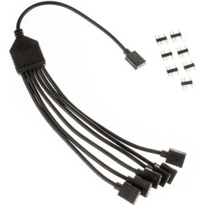 Kolink - ARGB 1-6 Splitter Kabel - 30 cm - RGB - Modding Verlichting