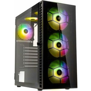 Kolink - Observatory HF - PC Behuizing - Zwart - Staal en Glas