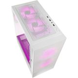 Kolink - Observatory MX - PC-behuizing - Wit - Gehard Glas - ARGB Ventilatoren