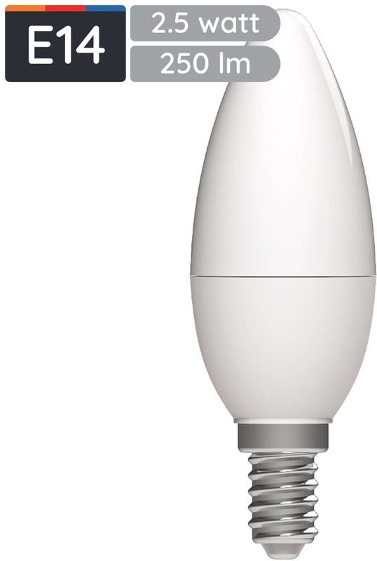 Avide - E14 LED Lamp - Warm Wit - 2.5W - 250lm - Vervangt 25W Gloeilamp