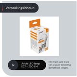 Avide - E27 LED Lamp - Neutraal Wit - LED Mini Globe P45 - 2.5W - 250lm - Vervangt 25W Gloeilamp