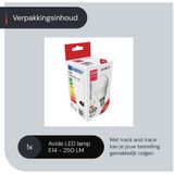 Avide - E14 LED Lamp - Warm Wit - Mini Globe P45 - 2.5W - 250lm - Vervangt 25W Gloeilamp