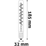 Avide - LED Lamp - Glas - Soft Filament - 5W - E27 Fitting - 2700 Kelvin - 400 Lumen Warmwit
