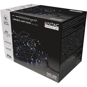 Kerstverlichting, led-lichtsnoer, lichtketting met ster, 3,5 m, warmwit Kerstverlichting, led-lichtsnoer, lichtketting met ster, 3,5 m, warmwit