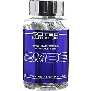 Scitec Nutrition ZMB6 Food Supplement Capsules with zinc, Magnesium and Vitamin B6, 60 capsules