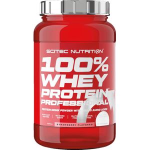 Scitec Nutrition - 100% Whey Protein Professional (Strawberry - 920 gram) - Eiwitshake - Eiwitpoeder - Eiwitten - Proteine poeder