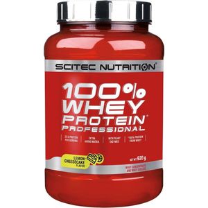 Scitec Nutrition - 100% Whey Protein Professional (Lemon Cheesecake - 920 gram) - Eiwitshake - Eiwitpoeder - Eiwitten - Proteine poeder