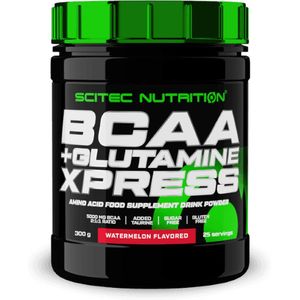 Scitec Nutrition - BCAA + Glutamine Xpress - Bubble Gum - 300 gram - Aminozuren - 25 Doseringen