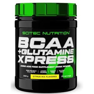 Scitec Nutrition - BCAA + Glutamine Xpress - Citrusvrucht - 300 gram - Aminozuren