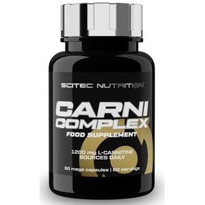 Scitec Nutrition - Carni Complex (60 capsules) - Fatburner - Afvallen - Vetverbrander - Afslankpillen