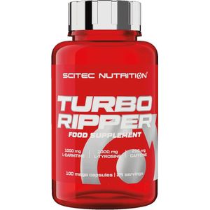 Scitec Nutrition - Turbo Ripper (100 capsules) - Fatburner - Afvallen - Vetverbrander - Afslankpillen