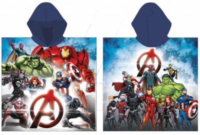 Marvel Team Avengers poncho - 55 x 110 cm -  polyester