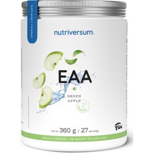 Nutriversum | 360gr EAA | 27 servings Essentiële Aminozuren | groene appel | snel herstel | zeer weinig suiker | Nutriworld