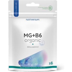 Mineralen - Nutriversum - MG+B6 Organic - 60 Tabletten -