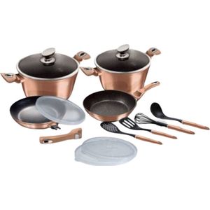 Berlinger Haus - Pannenset - Rose Gold - Aluminium - 11-delig