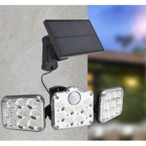 Multifunctionele solar ledbuitenlamp met bewegingsdetectie & afstandsbediening