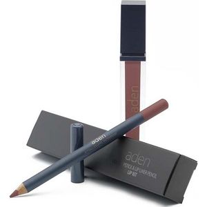 Aden Liquid Lipstick + Lipliner Pencil Set Corset 22