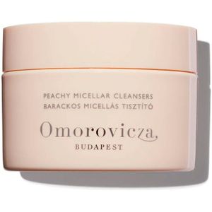 Omorovicza Hydro-Mineral Peachy Micellar Cleanser Discs Make-up Remover Pads voor Gezicht en Ogen met geur  60 st