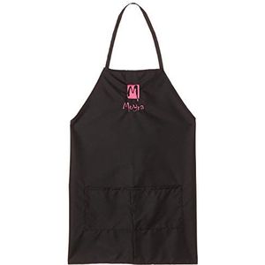 Moyra Nagelset Moyra schort - zwart - 1 stuk