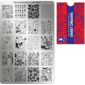 Moyra Stamping Plate 13 Sweet Dreams