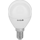 Avide LEDmini globe lamp 6W E14 fitting, 2700K extra warmwit, 550 lumen A+ warmwit Kunststof Avide Lichtbron