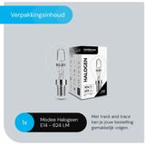 Modee E14 Halogeen Lamp Dimbaar 42W ECO - 624lm - 2700K - Warm Wit - ECO Halogeen Globe Mini P45