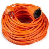 Modee Lighting - Verlengsnoer - Geschikt voor buiten - 20 meter - H05VV-F3G1,5 geaard - Oranje