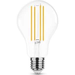 Modee Lighting - LED Filament lamp - E27 A70 17W - 2700K warm wit licht