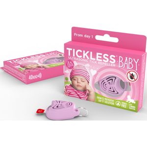 Tickless Baby - Natuurlijke Teek & Vlo Afweer voor Baby's - Roze