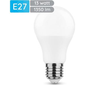 Modee - E27 LED Lamp - Neutraal Wit - 13W - 1350lm - LED Globe A65