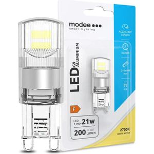 Modee LED Steeklamp G9 | 1.9W 2700K 220V/240V 827 200Lm | 300°