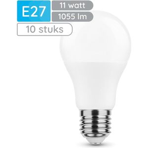 Modee - E27 LED Lamp - Daglicht Wit - LED Globe A60 - 11W - 10 stuks