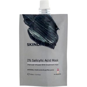 SkinDivision - 2 % Salicylic Acid Mask Houtskoolmasker 100 ml
