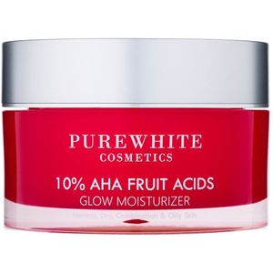 Pure White Cosmetics 10% AHA Fruit Acids Glow Moisturizer Gezichtscrème 50 ml