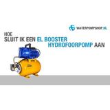 EL BOOSTER 1500 B Hydrofoorpomp / Beregeningspomp - 6300l/u - 1500W - Incl. 25L Tank - Hoog Rendement