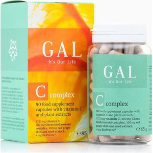GAL Vitamine C Complex  90 capsules  (667 mg per capsule). Natuurlijke vorm van vitamine C.