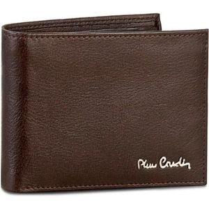Pierre Cardin - [Walnut] - Luxe Leren portemonnee portefeuille voor mannen heren ultra donker bruin trendy RFID - Cadeau & Geschenkidee voor hem / Vaderdag - HandbagsUniverse