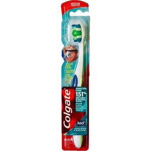 12 x Colgate Tandenborstel - 360 GRADEN - Whole Mouth Clean Medium - voordeelverpakking
