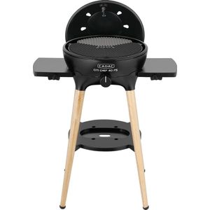 Cadac - Citi Chef 40 - Gasbarbecue - Zwart - Rubberboomhout