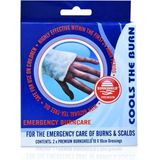 Burnshield Twin pack 10x10cm - Brandwondenkompressen voor brandwonden - set van 2 - brandwondbehandeling - verkoeling