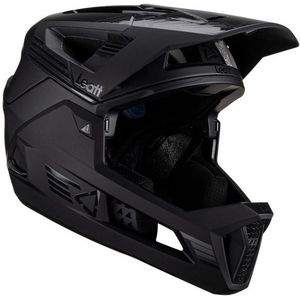 leatt mtb enduro 4 0 afneembare kinband helm zwart 2023
