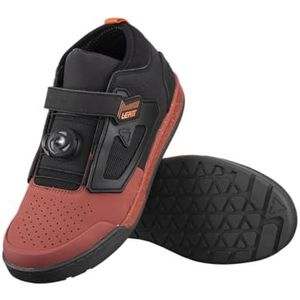 leatt 3 0 flat pro lava shoes red