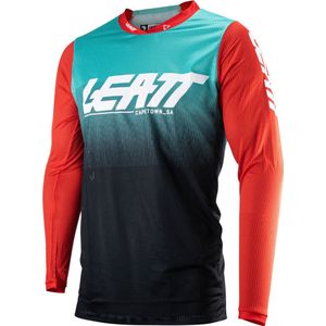 Leatt - Moto 4.5 X-Flow - Motocross Jersey - Fuel Red Black Blue - X-Flow Mesh