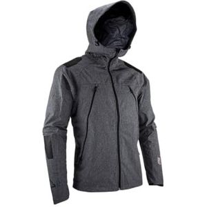 Leatt - MTB HydraDri 4.0 Jacket - Fietsjack - Grijs - Waterdicht - 100% Polyester